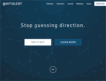 Tablet Screenshot of hftalert.com